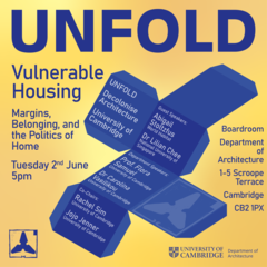 UFOLD Event poster: Vulnerable Housing